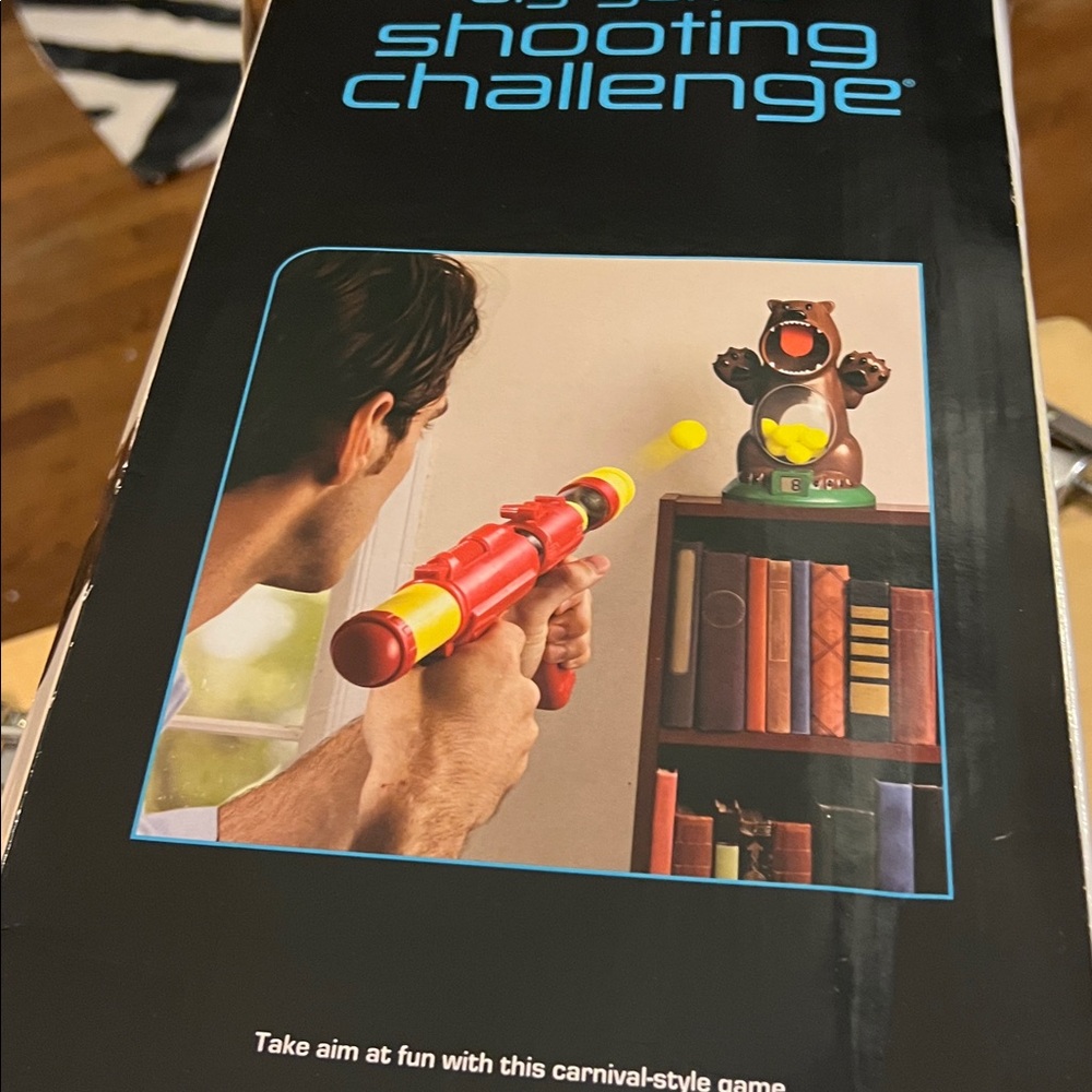 Shooting Challenge Bear Toy with Red and Brown Colors - Picture 4 of 9